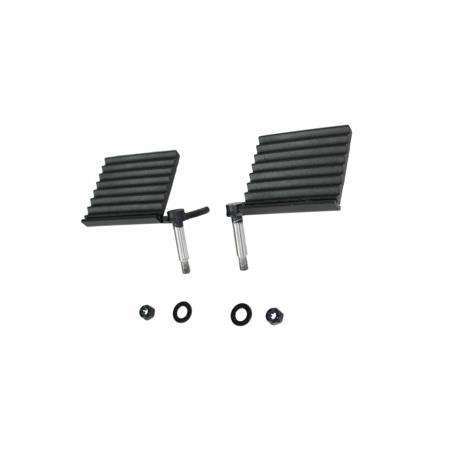 Fishbone Offroad | Jeep Foot Peg Set 76-06 CJ YJ TJ Wrangler Gloss Black Fishbone Offroad | FB21079