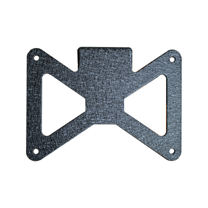 Fishbone Offroad | Jeep JL Hawse Fairlead License Plate Mount For 18-Pres Wrangler JL Black Aluminum Fishbone Offroad | FB21099