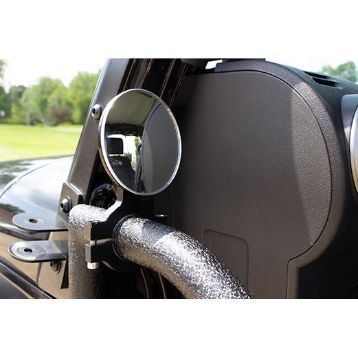 Fishbone Offroad | Tube Door Mirror Billet Aluminum Black Powdercoat Fishbone Offroad | FB21115