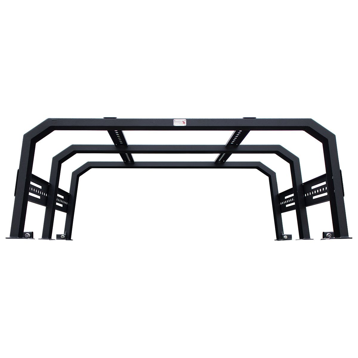 Fishbone Offroad | Gladiator Bed Rack Full Tackle Rack For 20+ Jeep Gladiator Full Rack Black Powdercoat Fishbone Offroad | FB21220