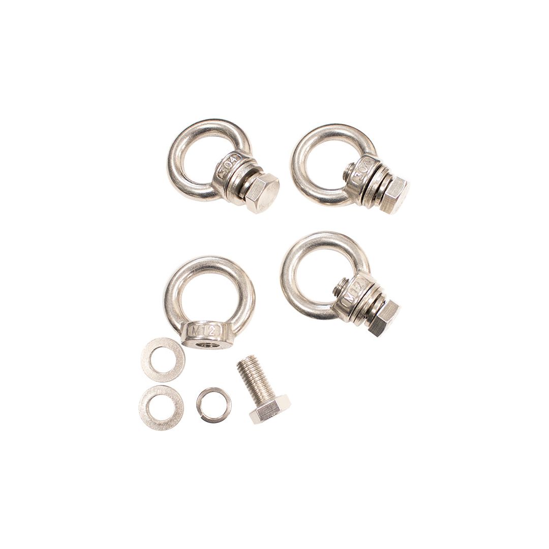 Fishbone Offroad | Jeep Storage/Bed Rack Tie Down Kit Stainless Steel Fishbone | FB21261