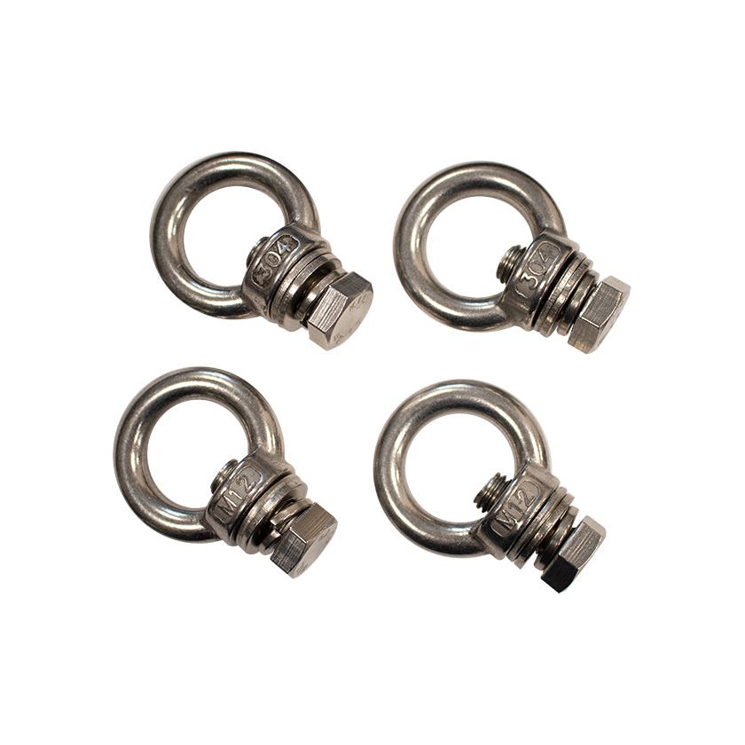 Fishbone Offroad | Jeep Storage/Bed Rack Tie Down Kit Stainless Steel Fishbone | FB21261