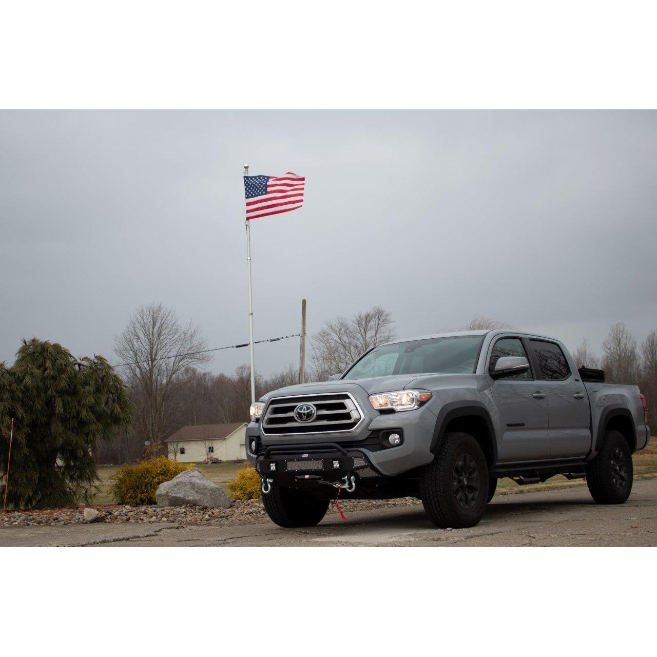 Fishbone Offroad | 2016-Present Toyota Tacoma Center Stubby Front Bumper Fishbone Offroad | FB21312