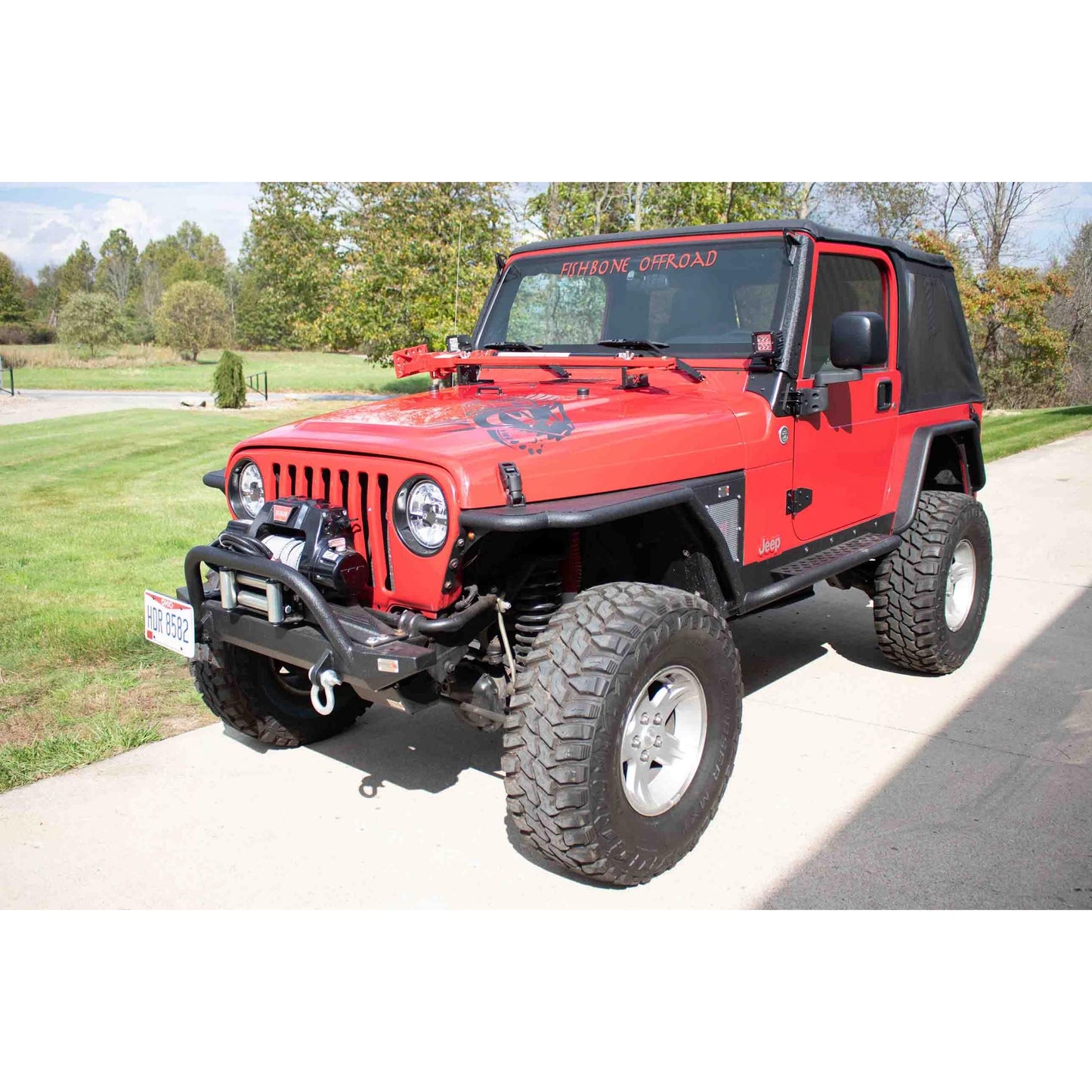 Fishbone Offroad | 1997-2006 Jeep Wrangler TJ Hi- Lift Jack Mount Fishbone Offroad | FB21314