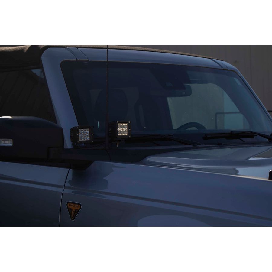 Fishbone Offroad | 2022-Present Bronco Cowl Light Brackets Fishbone Offroad | FB21351