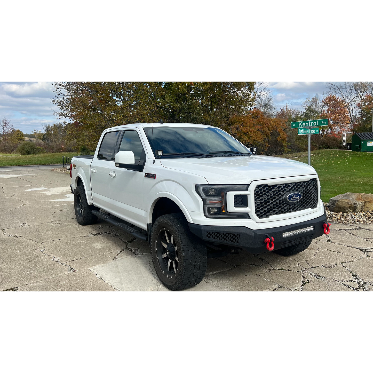 Fishbone Offroad | 2015-2023 F150 and 2017-2023 Raptor Hood Light Pod Bracket Fishbone Offroad | FB21354