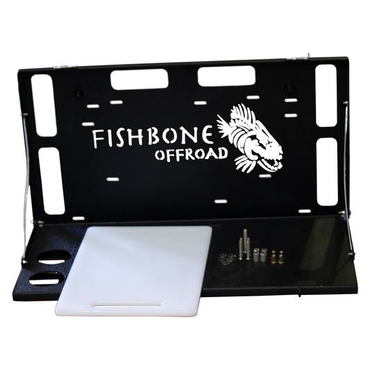 Fishbone Offroad | 6th Gen Ford Bronco, 18-Present Jeep Wrangler JL and 07-18 Jeep Wrangler JK Tailgate Table Fishbone Offroad | FB21359