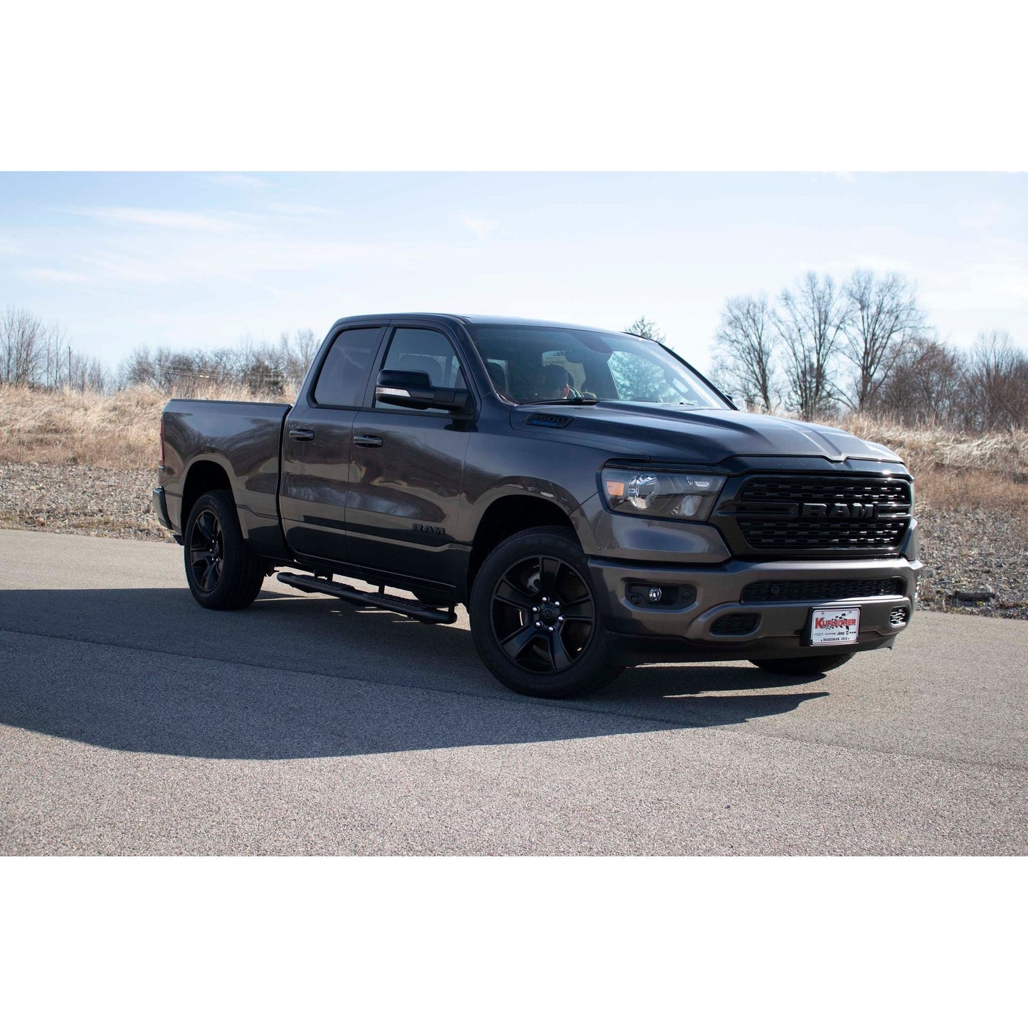 Fishbone Offroad | 19-Current Ram 1500 Quad Cab 5 Inch Oval Side Steps Fishbone Offroad | FB21375