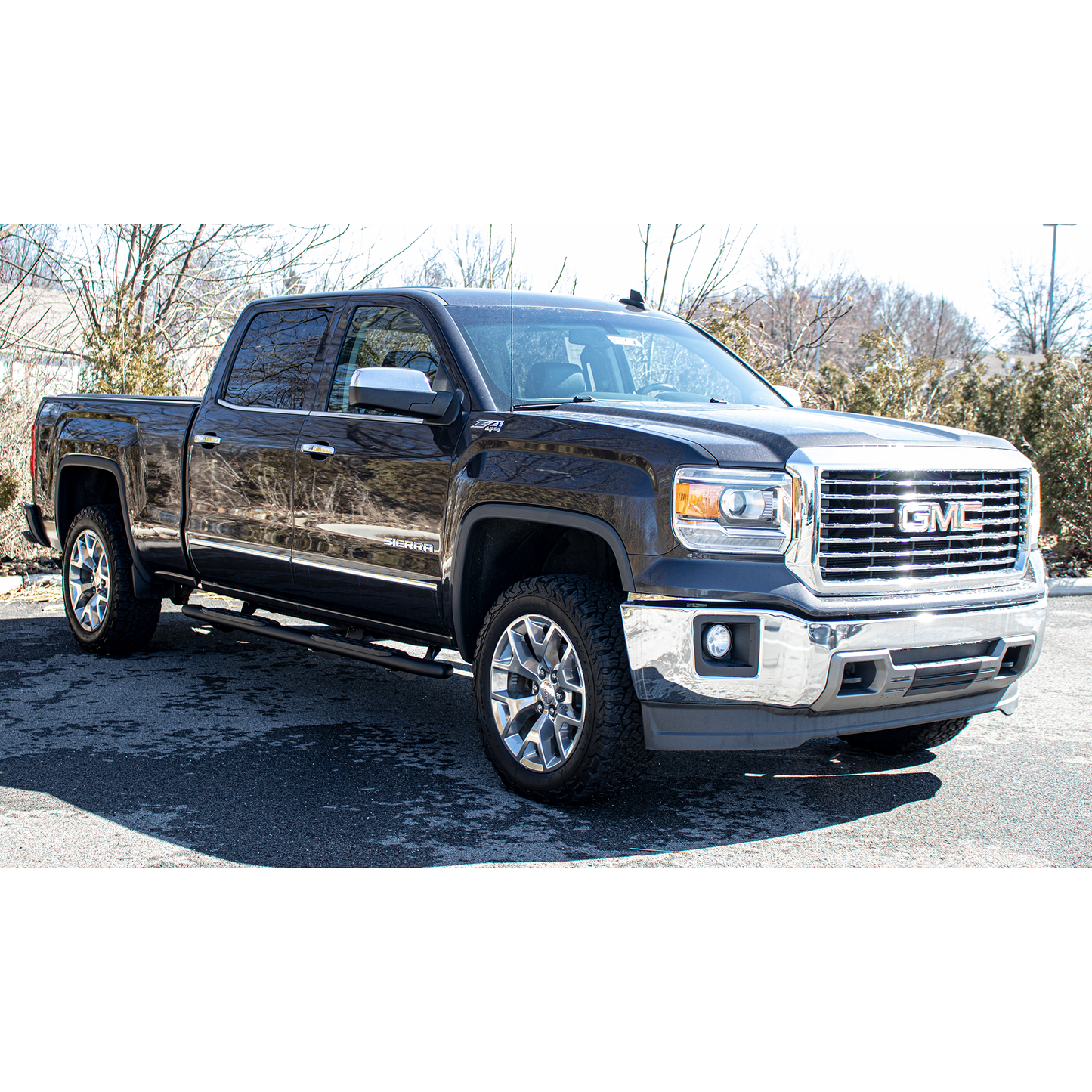 Fishbone Offroad | 07-18 Silverado 1500/2500/3500 Crew Cab 5 Inch Oval Side Steps Fishbone Offroad | FB21382