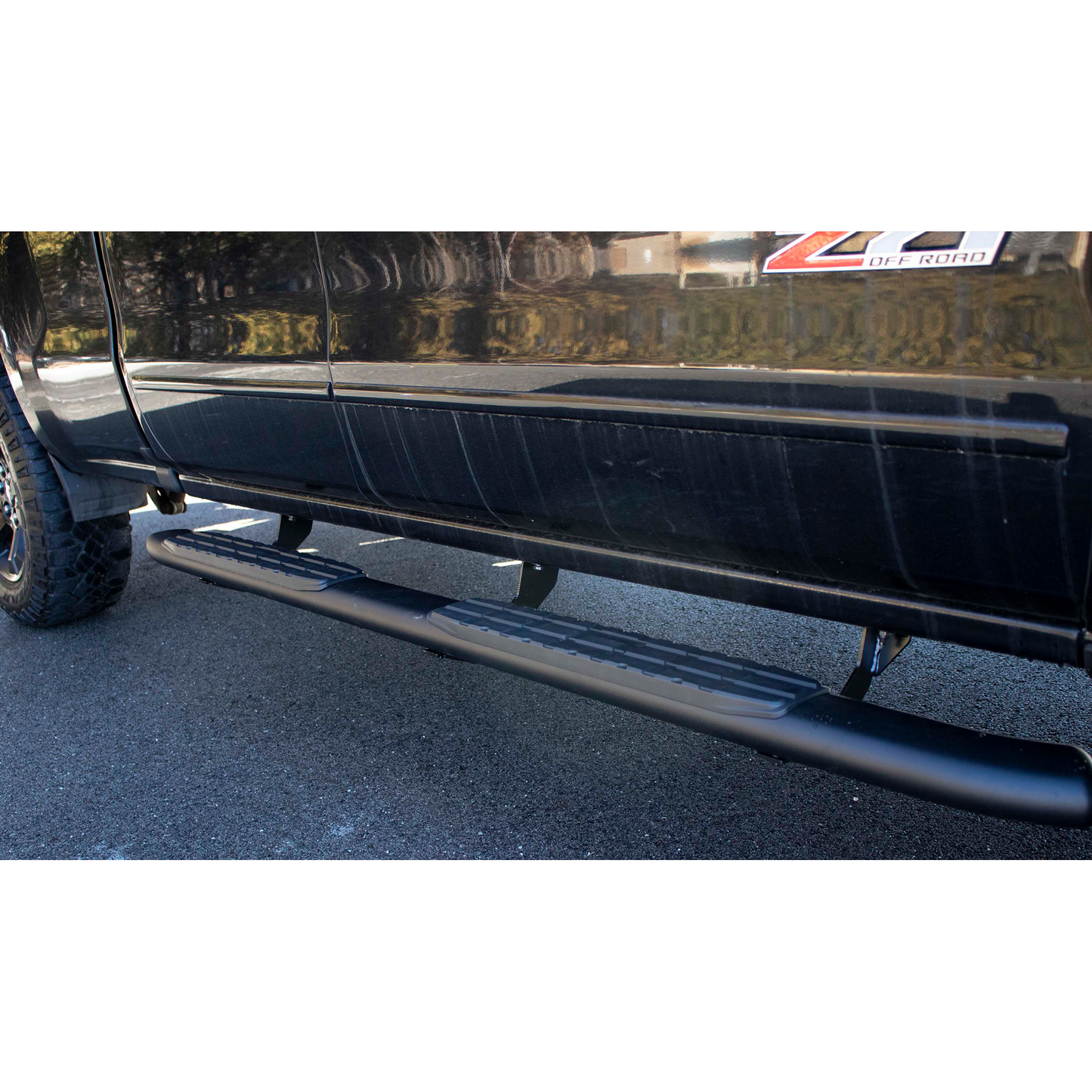 Fishbone Offroad | 07-18 Silverado 1500/2500/3500 Double Cab Cab 5 Inch Oval Side Steps Fishbone Offroad | FB21383