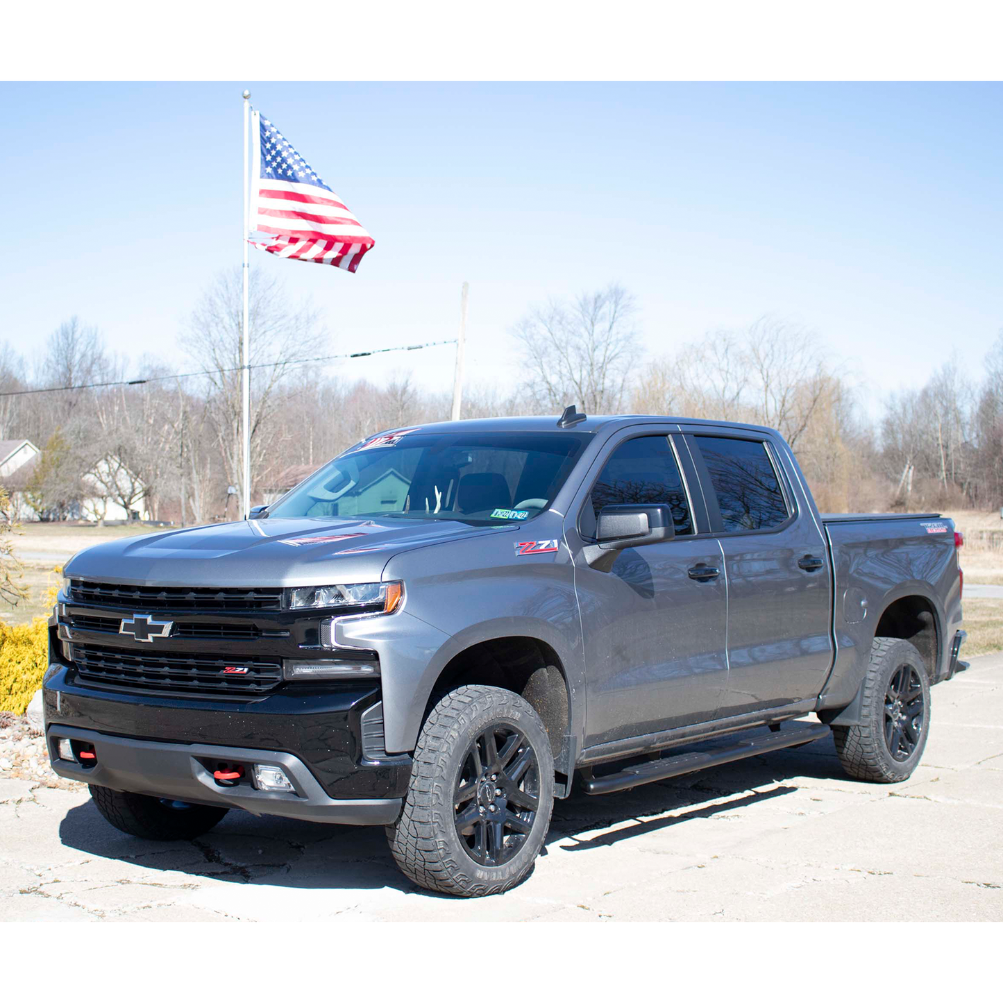 Fishbone Offroad | 19-Current Silverado 1500 Double Cab 5 Inch Oval Side Step Fishbone Offroad | FB21384