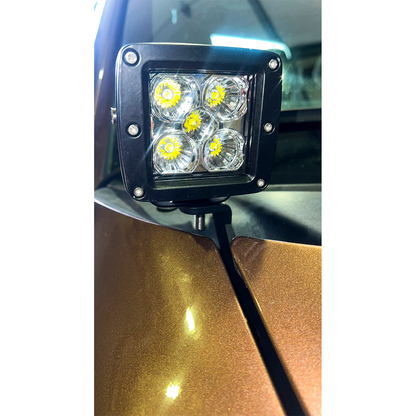 Fishbone Offroad | 2004-2014 Ford F-150 and 2010-2014 Ford Raptor Hood Light Pod Bracket Fishbone Offroad | FB21399