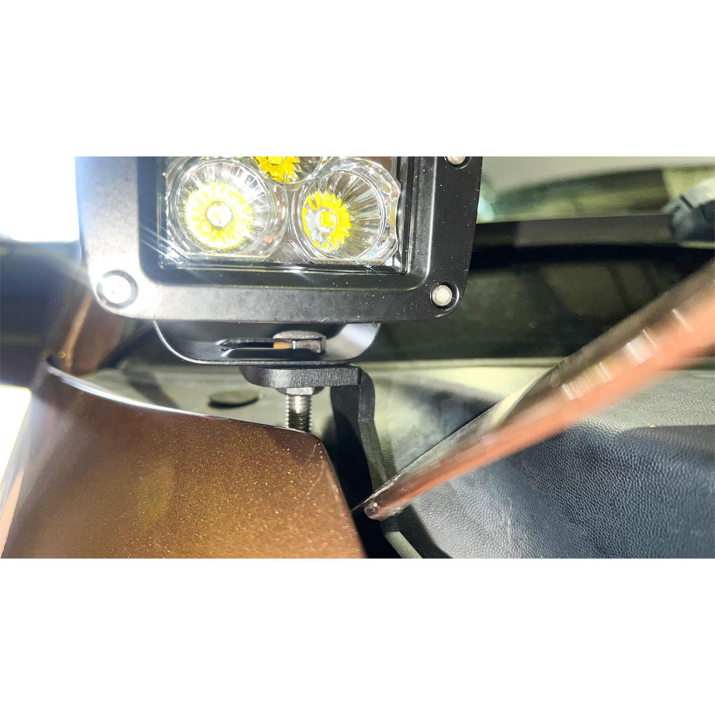 Fishbone Offroad | 2004-2014 Ford F-150 and 2010-2014 Ford Raptor Hood Light Pod Bracket Fishbone Offroad | FB21399