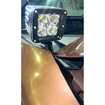 Fishbone Offroad | 2004-2014 Ford F-150 and 2010-2014 Ford Raptor Hood Light Pod Bracket Fishbone Offroad | FB21399