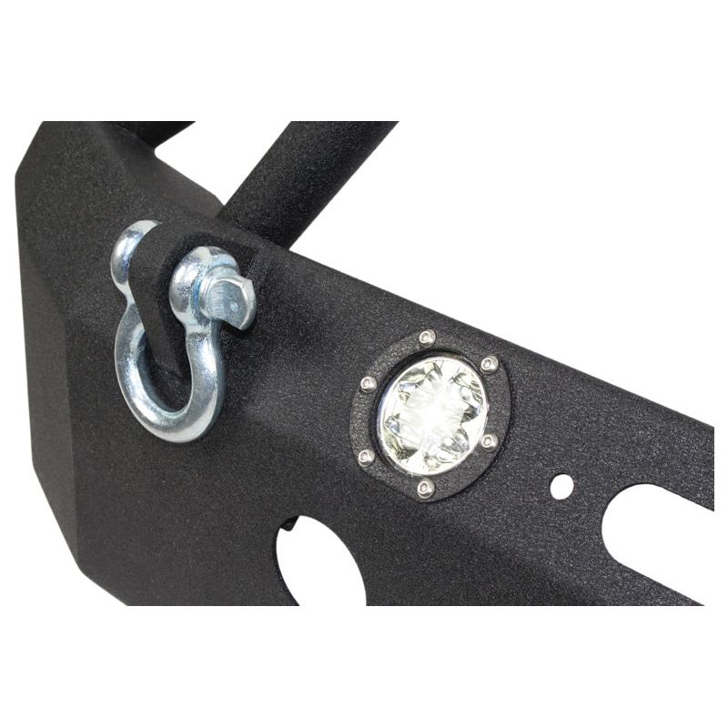 Fishbone Offroad | Jeep JK Front Winch Bumper W/LEDs Full Width 07-18 Wranger JK Black Texured Powercoated Fishbone Offroad | FB22004