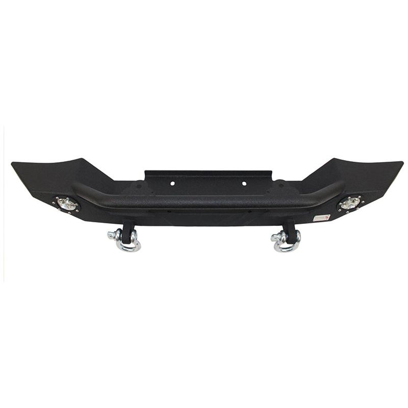 Fishbone Offroad | Jeep TJ/YJ Front Bumper W/LED's 87-06 Wrangler TJ/YJ Steel Black Textured Powercoat Fishbone Offroad | FB22017