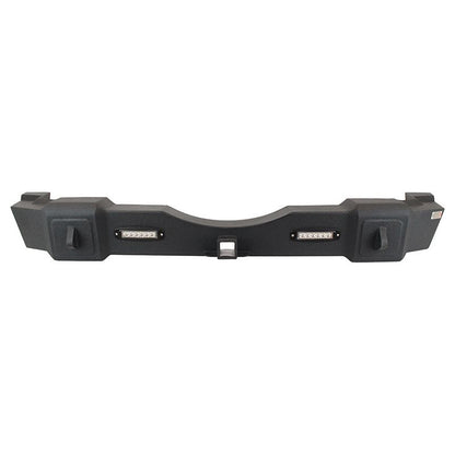 Fishbone Offroad | Jeep JK Rear Bumper W/LED's 07-18 Wrangler JK Rubicon and Unlimited Steel Black Textured Powdercoat Fishbone Offroad | FB22033