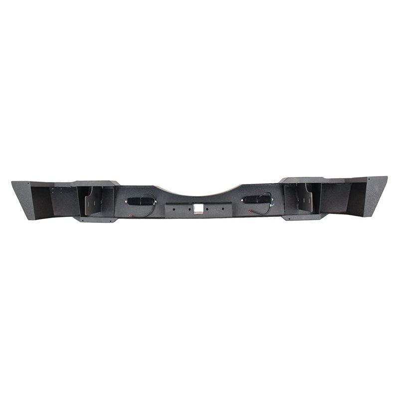 Fishbone Offroad | Jeep JK Rear Bumper W/LED's 07-18 Wrangler JK Rubicon and Unlimited Steel Black Textured Powdercoat Fishbone Offroad | FB22033