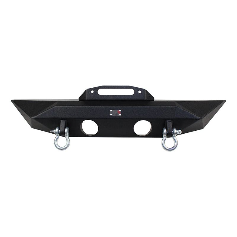 Fishbone Offroad | Jeep JK Front Bumper 07-18 Wrangler JK Rubicon and Unlimited Steel Black Textured Powdercoat Manowar Series Fishbone Offroad | FB22046