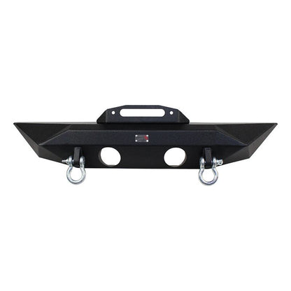 Fishbone Offroad | Jeep JK Front Bumper 07-18 Wrangler JK Rubicon and Unlimited Steel Black Textured Powdercoat Manowar Series Fishbone Offroad | FB22046