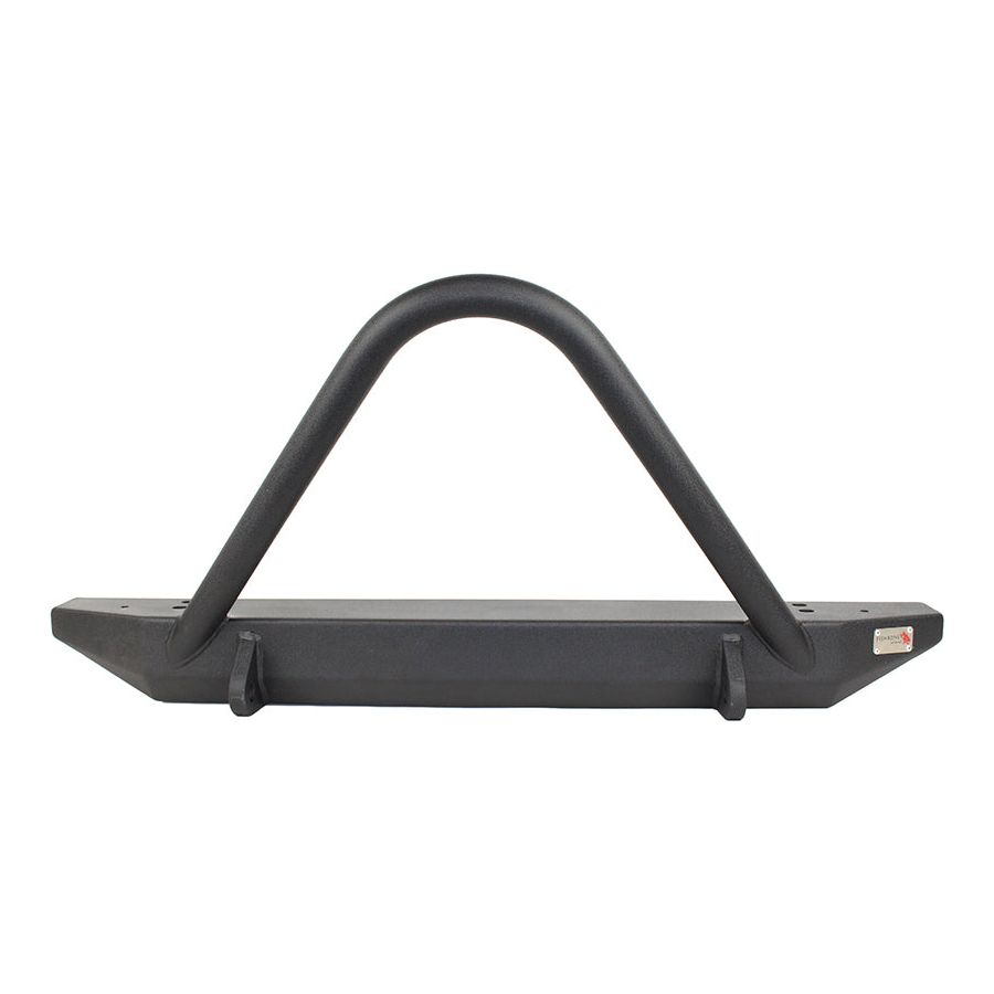 Fishbone Offroad | Jeep TJ Front Bumper W/Stinger 97-06 Wrangler TJ Rubicon and Unlimited Steel Black Textured Powdercoat Piranha Series Fishbone Offroad | FB22048