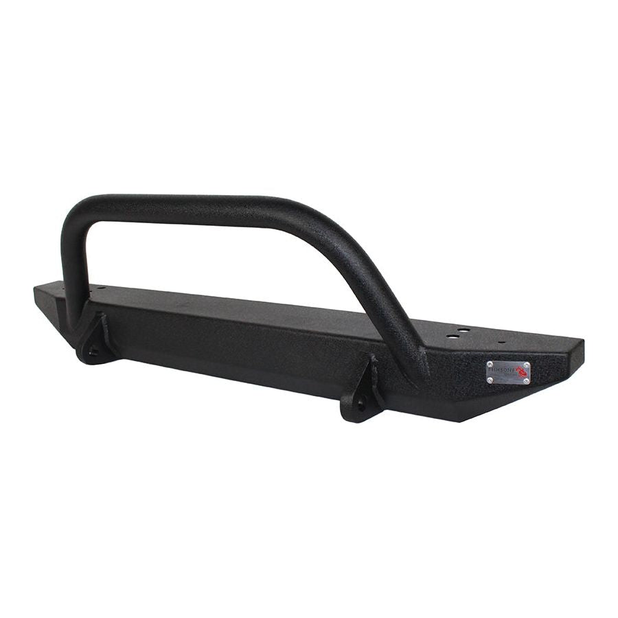 Fishbone Offroad | Jeep TJ Front Bumper W/Winch Guard 97-06 Wrangler TJ Rubicon and Unlimited Steel Black Textured Powdercoat Piranha Series Fishbone Offroad | FB22049
