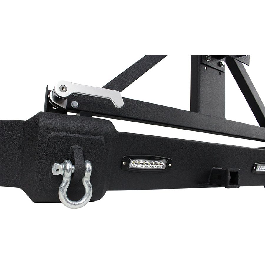 Fishbone Offroad | Jeep JK Rear Bumper With Tire Carrier 07-18 Wrangler JK Fishbone Offroad | FB22051
