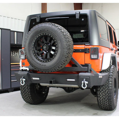 Fishbone Offroad | Jeep JK Rear Bumper With Tire Carrier 07-18 Wrangler JK Fishbone Offroad | FB22051