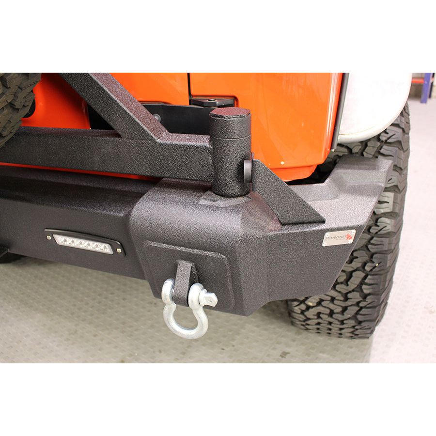 Fishbone Offroad | Jeep JK Rear Bumper With Tire Carrier 07-18 Wrangler JK Fishbone Offroad | FB22051