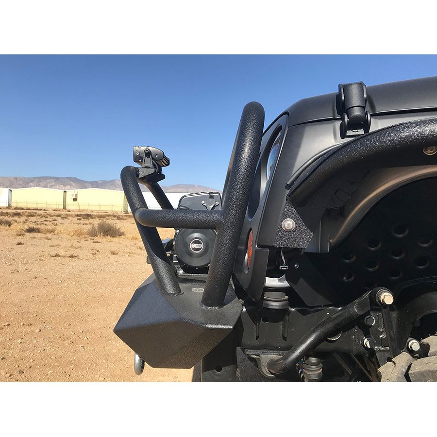 Fishbone Offroad | Jeep JK Front Winch Bumper W/Grille Guard 07-18 Wrangler JK Manowar Series Fishbone Offroad | FB22063