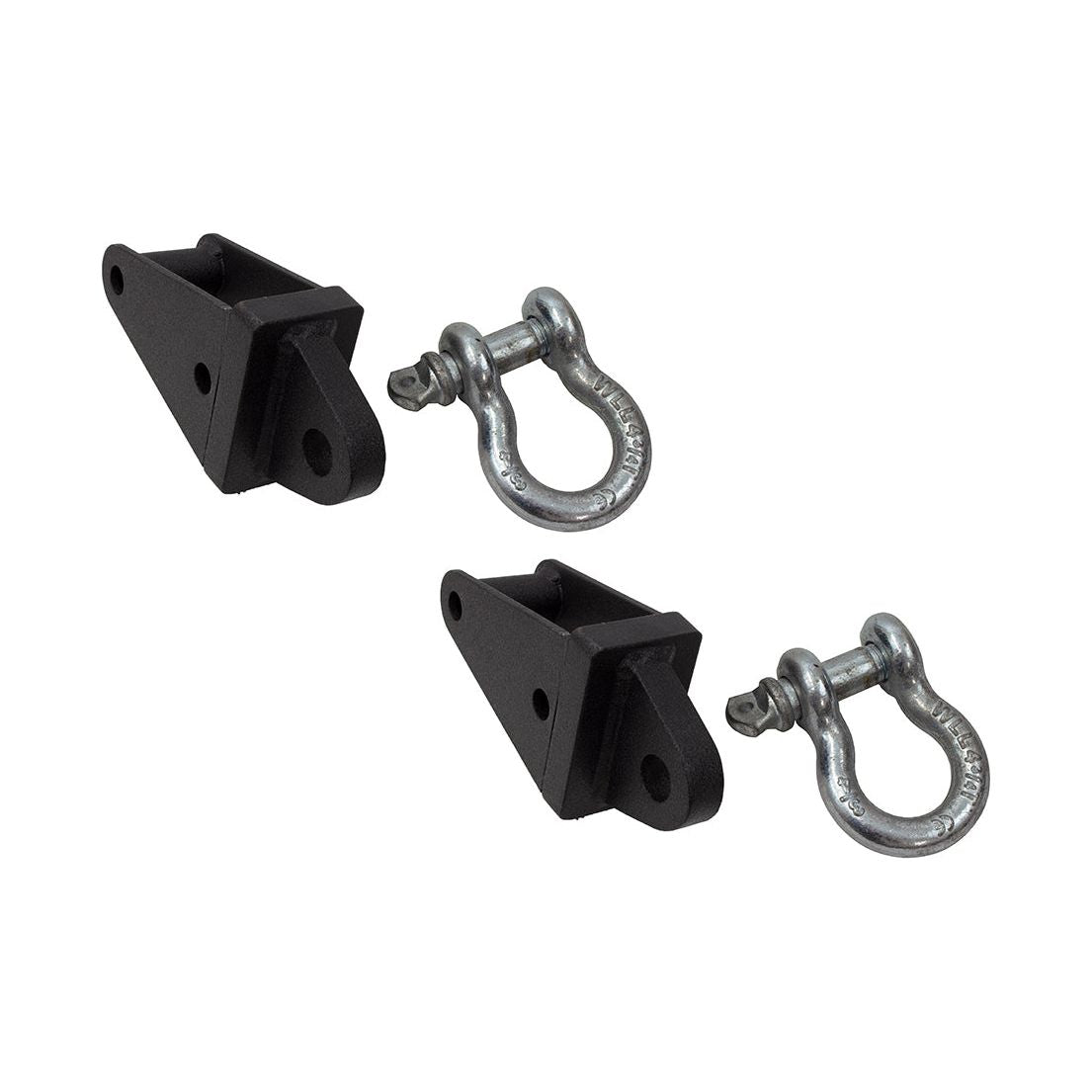 Fishbone Offroad | Jeep JK Rear D-Ring Frame Mounts 2007 to 2018 JK Wrangler, Rubicon and Unlimited Fishbone Offroad | FB22137