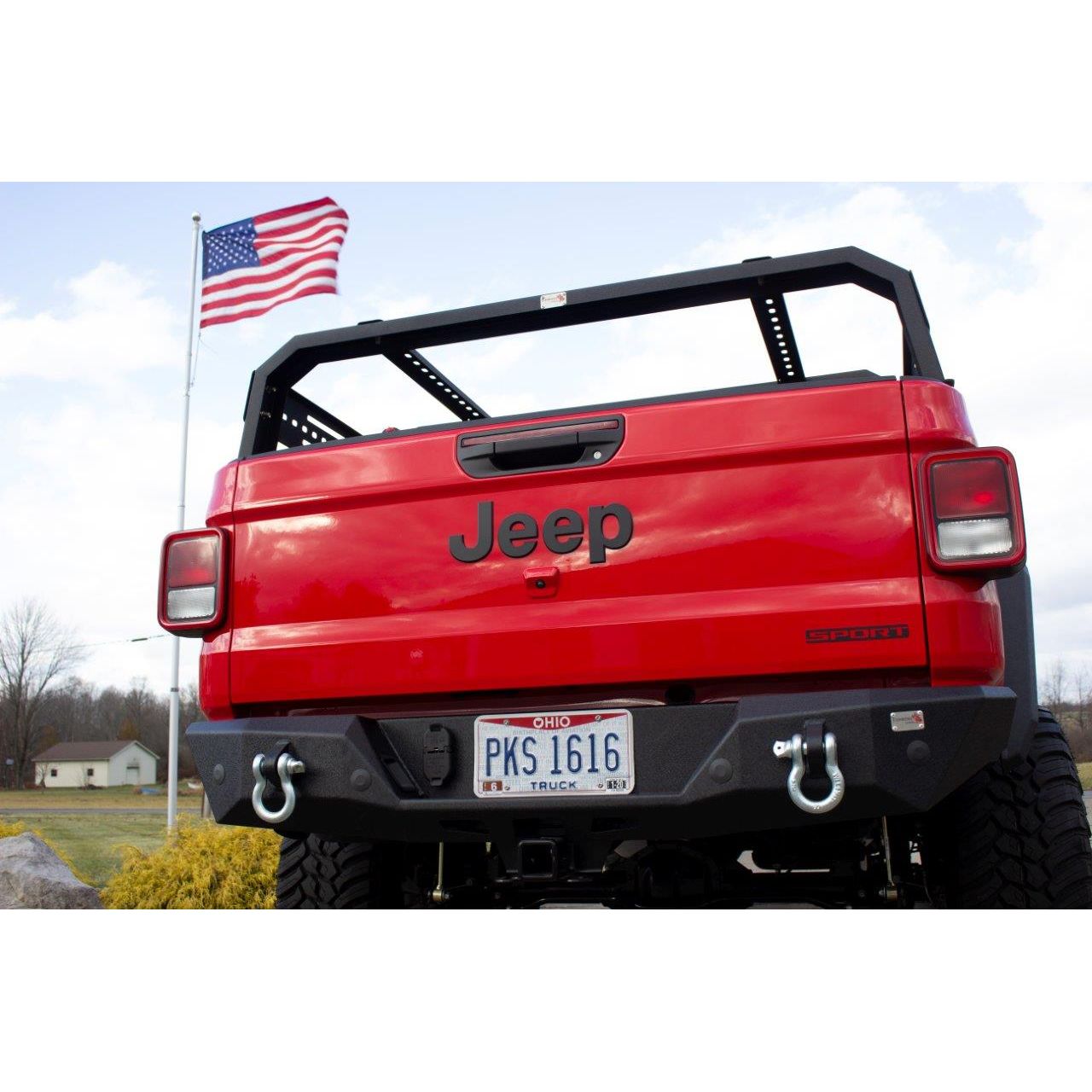 Fishbone Offroad | Gladiator Mako Rear Bumper For 20-Pres Jeep Gladiator Fishbone Offroad | FB22150