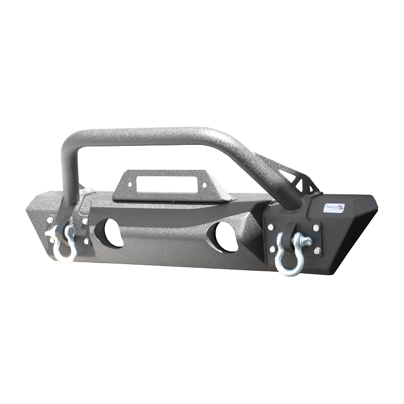 Fishbone Offroad | Jeep JL/Gladiator Front Winch Bumper for 18-Pres Wrangler JL/Gladiator Black Powdercoat Fishbone Offroad | FB22179