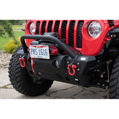 Fishbone Offroad | Jeep JL/Gladiator Front Winch Bumper for 18-Pres Wrangler JL/Gladiator Black Powdercoat Fishbone Offroad | FB22179