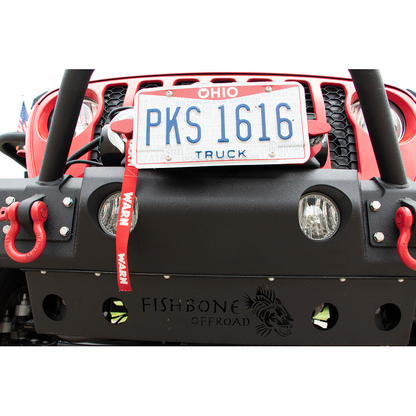Fishbone Offroad | Jeep JL/Gladiator Front Winch Bumper for 18-Pres Wrangler JL/Gladiator Black Powdercoat Fishbone Offroad | FB22179