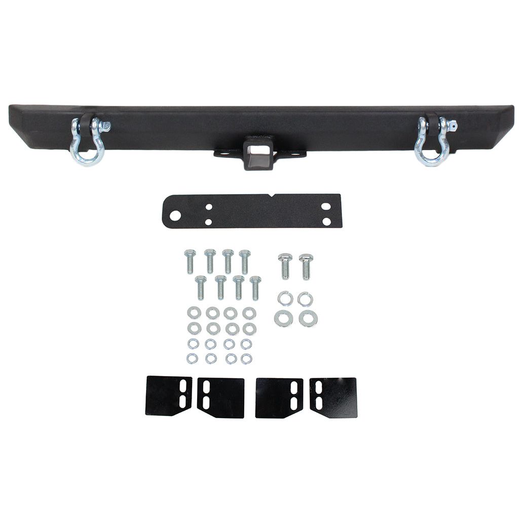Fishbone Offroad | Jeep YJ/TJ Rear Bumper with Receiver For 87-06 YJ Wrangler TJ Wrangler Fishbone Offroad | FB22218