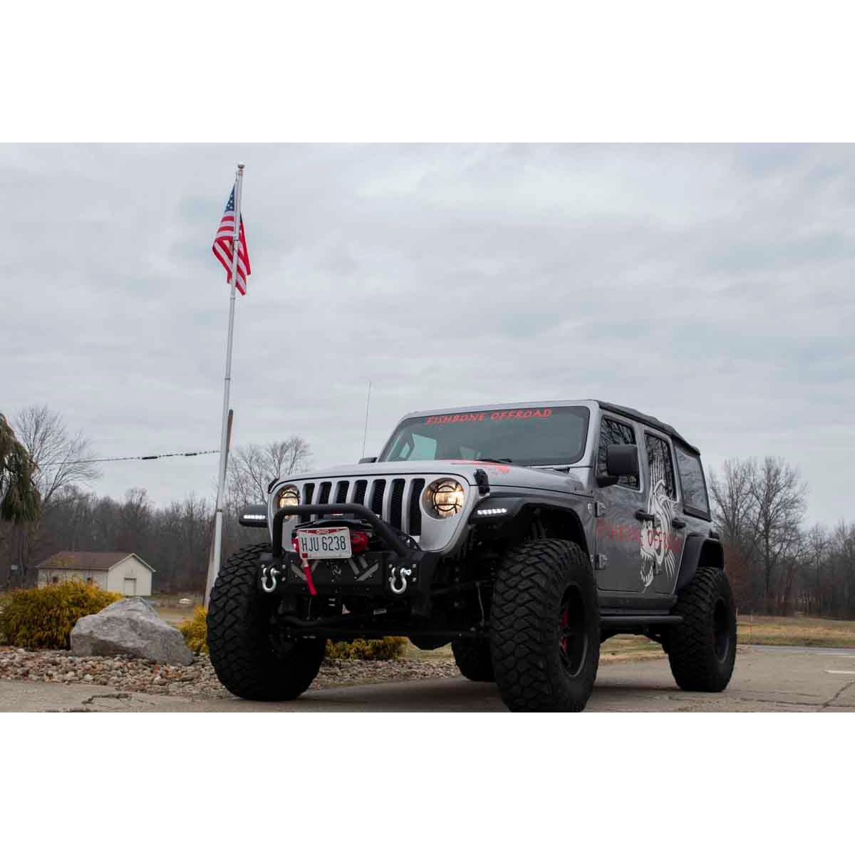 Fishbone Offroad | Barracuda Modular Front Bumper - Base 07-18 Jeep Wrangler, 18-Present Jeep Wrangler, 18-Present Jeep Gladiator JT Fishbone Offroad | FB22342
