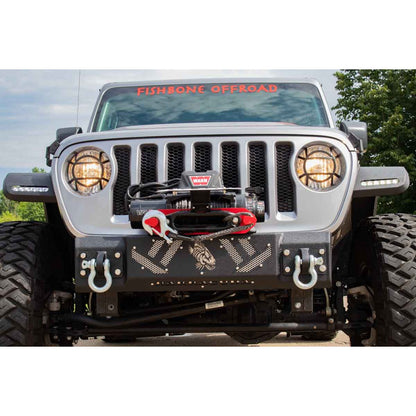 Fishbone Offroad | Barracuda Modular Front Bumper - Base 07-18 Jeep Wrangler, 18-Present Jeep Wrangler, 18-Present Jeep Gladiator JT Fishbone Offroad | FB22342