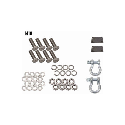 Fishbone Offroad | Barracuda D-Ring Mount Pair 07-18 Jeep Wrangler, 18-Present Jeep Wrangler, 18-Present Jeep Gladiator JT Fishbone Offroad | FB22345