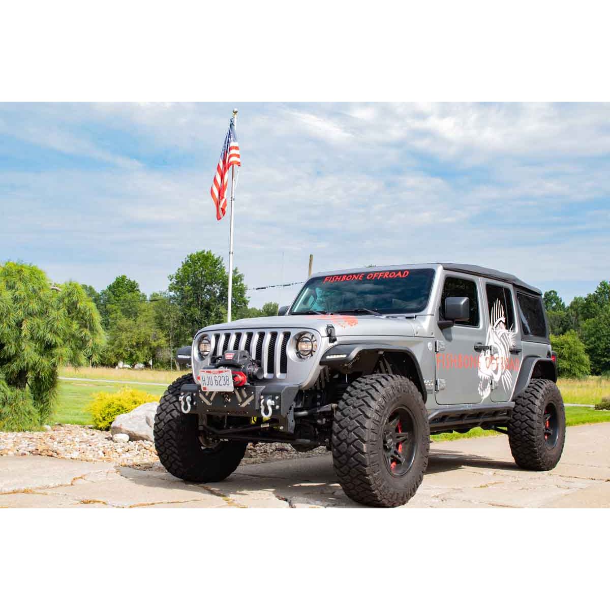 Fishbone Offroad | Barracuda D-Ring Mount Pair 07-18 Jeep Wrangler, 18-Present Jeep Wrangler, 18-Present Jeep Gladiator JT Fishbone Offroad | FB22345