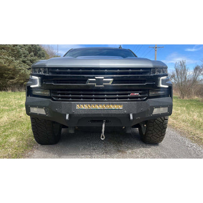 Fishbone Offroad | 2019-2021 Chevy Silverado 1500 Rockfish Front Bumper Fishbone Offroad | FB22390