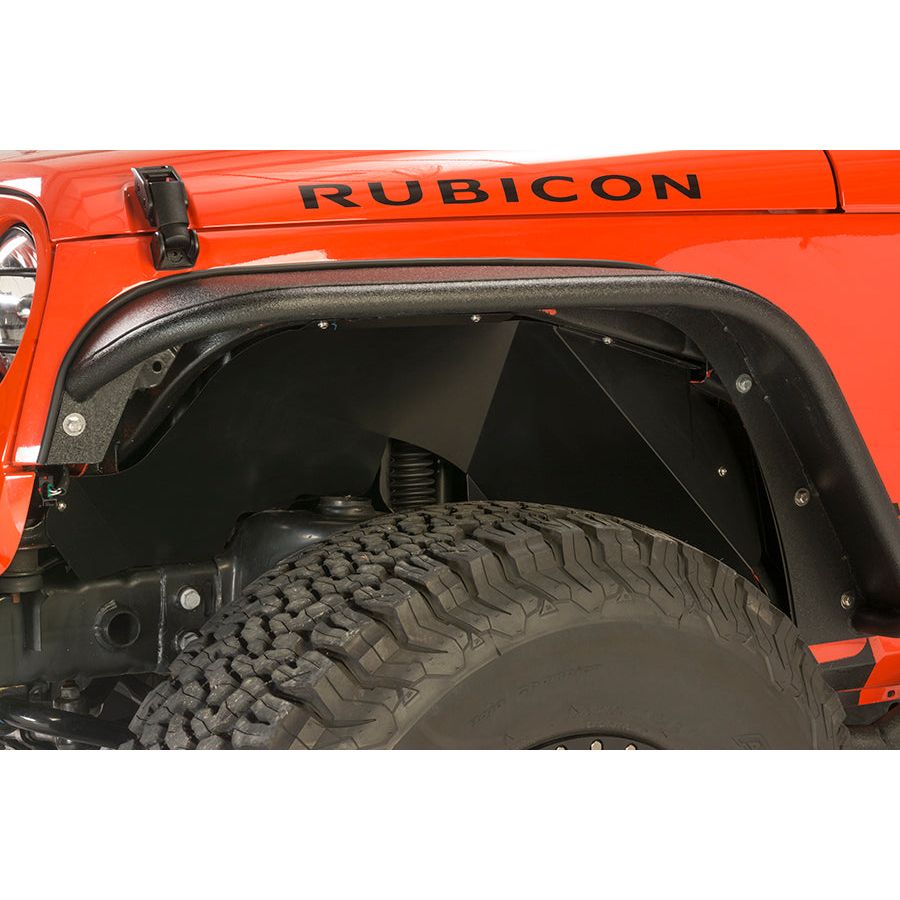 Fishbone Offroad | Jeep JK Tube Fenders 07-18 Wrangler JK Front/Rear Set Of 4 Steel Black Textured Powdercoat Fishbone Offroad | FB23007