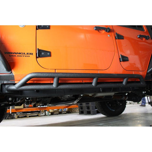 Fishbone Offroad | Jeep JK Rock Sliders 2 Door 07-18 Wrangler JK Unlimited Steel Black Textured Powdercoat Fishbone Offroad | FB23009