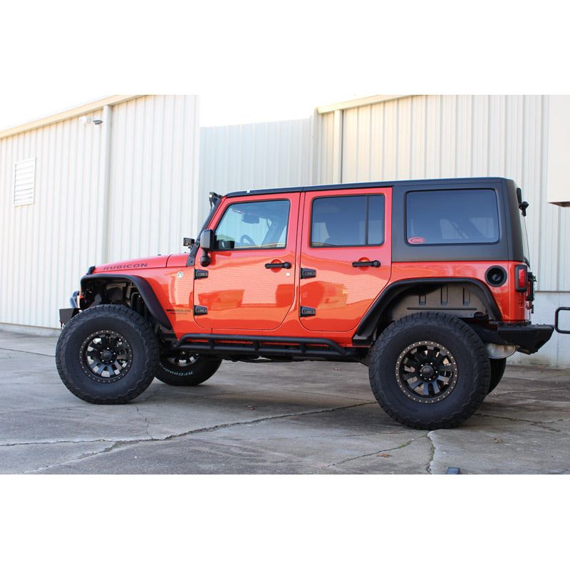 Fishbone Offroad | Jeep JK Rock Sliders 2 Door 07-18 Wrangler JK Unlimited Steel Black Textured Powdercoat Fishbone Offroad | FB23009