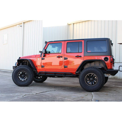 Fishbone Offroad | Jeep JK Rock Sliders 4 Door 07-18 Wrangler JK Unlimited Steel Black Textured Powdercoat Fishbone Offroad | FB23010