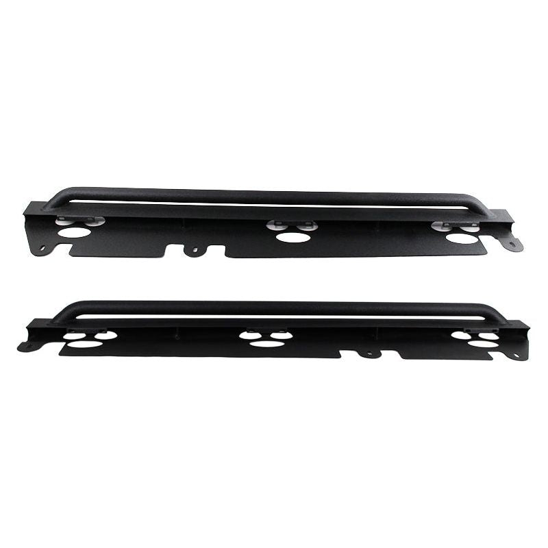 Fishbone Offroad | Jeep JK Rock Slider 07-18 Wrangler JK 4 Door Rubicon Steel Black Textured Powdercoat Fishbone Offroad | FB23012