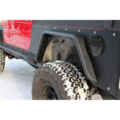 Fishbone Offroad | Jeep TJ Tube Fender Set Of 4 Front and Rear 97-06 Wrangler TJ Steel Black Textured Powdercoat Fishbone Offroad | FB23030