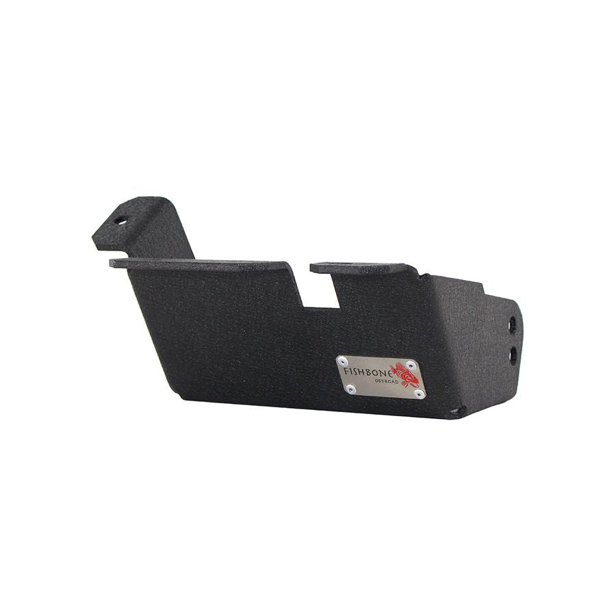Fishbone Offroad | Jeep TJ Steering Box Skid Plate 97-06 Wrangler TJ Black Textured Powdercoat Fishbone Offroad | FB23066