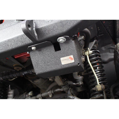 Fishbone Offroad | Jeep TJ Steering Box Skid Plate 97-06 Wrangler TJ Black Textured Powdercoat Fishbone Offroad | FB23066