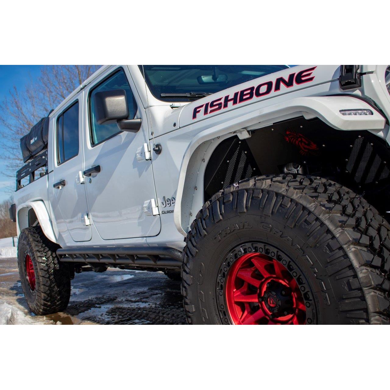 Fishbone Offroad | 2020-Present Jeep Gladiator JT  Rocker Guards Fishbone Offroad | FB23143